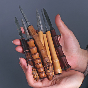 July 7th Bamboo Tea Knife Set For Pu Erh Cake Splitting Chinese Style Eco Friendly Tea Ceremony Accessories - Product Image 2