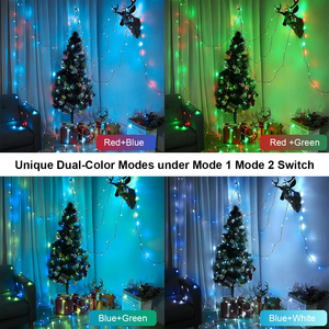 Luces LED Brillantes para Navidad, Resistentes al Agua, para Uso en Exteriores, con Enchufe Certificado por UL, para Decoración de Árboles - Product Image 6