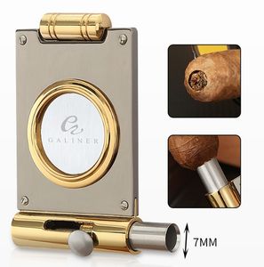 CIGARLOONG Couteau multifonctionnel de luxe avec logo personnalisé Ciseaux à cigares Coupe-cigare en acier inoxydable avec perceuse à cigares - Product Image 2