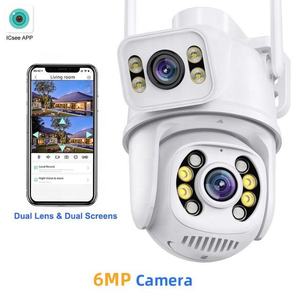 Jortan ICSEE Binokular Dual Lens icsee PTZ Dome Kamera IP 6MP Wireless Wifi CCTV Überwachung PTZ Kamera Motion Tracking - Product Image 6