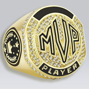 Anelli Personalizzati del Campionato di Calcio, Baseball, Basket, Calcio Americano, Anello Premio in Oro per il Miglior Giocatore - Product Image 6