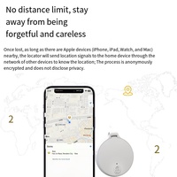 Dispositif anti-perte intelligent, traceur GPS Bluetooth pour chien, chat, animal de compagnie, clé, portefeuille, valise, voyage, enfant, trouver mes objets, alternative à la Tile