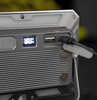 Lampe de travail LED portable 20W 1000LM, magnétique, rechargeable, IP44, pour réparation automobile, garage, atelier