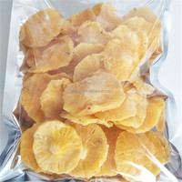 Handgeplukte gedroogde ananasplakjes - originele smaak, fruitchips, zonder toevoegingen, perfect om in water te laten weken