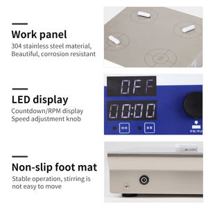 <span class=keywords><strong>Agitador</strong></span> Magnético Profesional de 4 Posiciones, <span class=keywords><strong>Agitador</strong></span> Magnético Multiestación de Alta Eficiencia para Experimentos de Laboratorio - Product Image 5