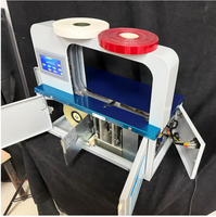 Cercleuse automatique enveloppant des sacs en plastique, étiquettes de billets de banque, machine d'emballage de papier Opp Tape 20mm