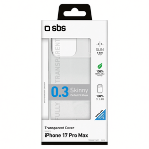 Funda para IPHONE 17 Pro Max SKINNY Transparente TESKINIP1769T - Product Image 3