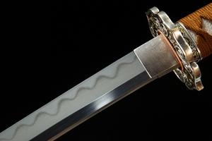 ดาบเหล็กหลงเฉวียน ลายมังกร 103 ซม. พร้อมใบมีดเคลือบด้วยดินเผา ของขวัญระดับไฮเอนด์สำหรับผู้ชาย ดาบซามูไร - Product Image 6