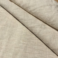 Tissu en lin Dupion uni 100% pur lin, écologique, résistant à l'abrasion, tissé pour la literie, les serviettes, les nappes décoratives