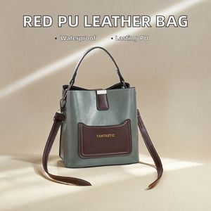 Nouveauté : Sacs à main pour femmes en cuir suédé véritable avec fermeture éclair métallique, sac bowling à poignée ronde pour femmes avec bandoulière amovible - Product Image 2