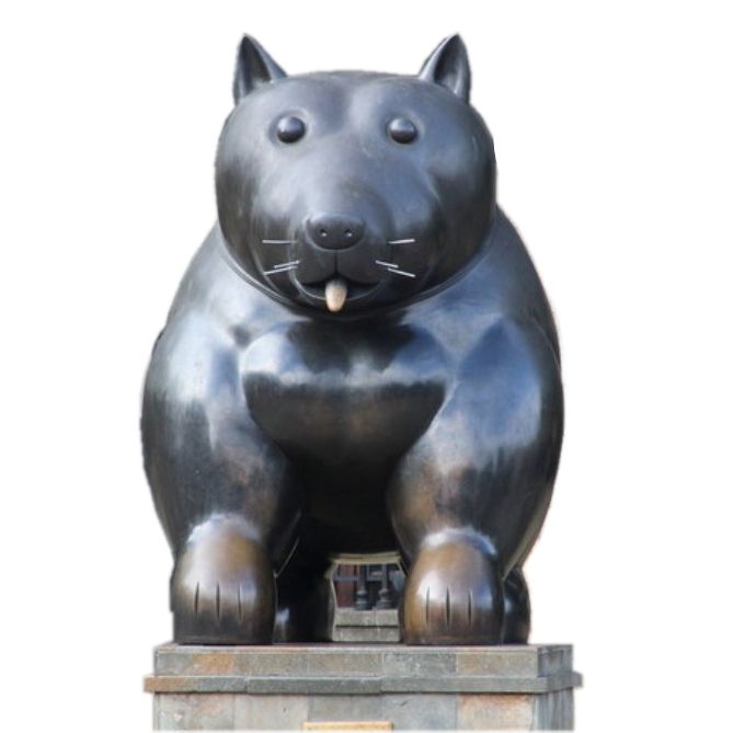 カスタム大型金属製動物フィギュア ブロンズ真鍮製 抽象的な