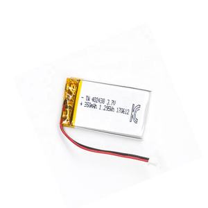 350mAh 402438 <span class=keywords><strong>3</strong></span>,7 V hard case drone enrich power lithium polymer battery cells - Product Image 2