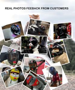OEMカスタムF1RACINGCARミニカスクヘルメットペットABS人形クマ子犬猫ペットミニチュアオートバイヘルメット - Product Image 6