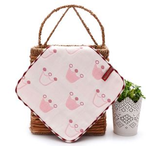 Serviettes en gaze de coton pour bébé 25x25cm, garçon fille, carré, mouchoir, bain, alimentation, visage, sueur, lavage, essuyage, bavoir - Product Image 5