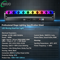Yinuo 2026 Nouvelle Lampe de Scène à Tête Mobile LED RGBW 4-en-1 10*40W avec Contrôle DMX512 pour Discothèque, DJ, Spectacles en Direct, KTV