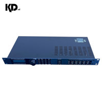 Processeur de gestion de haut-parleurs numérique 2.6 canaux 1U pour rack, avec crossover audio et suppression automatique du microfeedback, pour scène live et extérieur