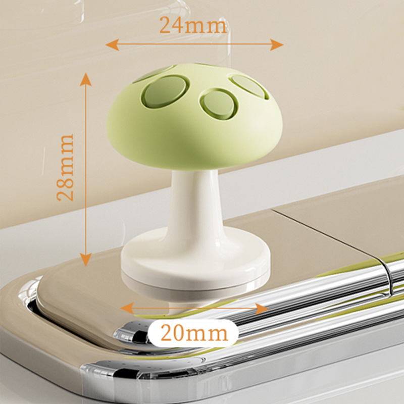 Toilet flush button [Small size, tender green]