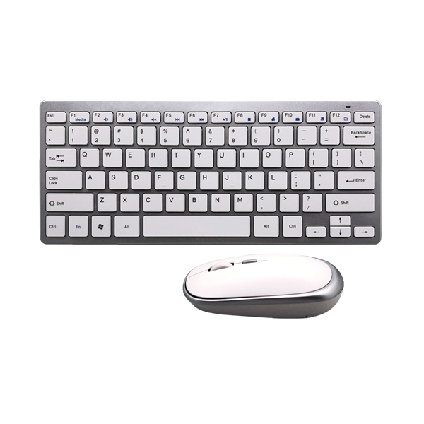 BT-001AB Customized Wireless Keyboard & Mouse Combo Slim Scissors & Chocolate Keys Mini Computer Set in Stock