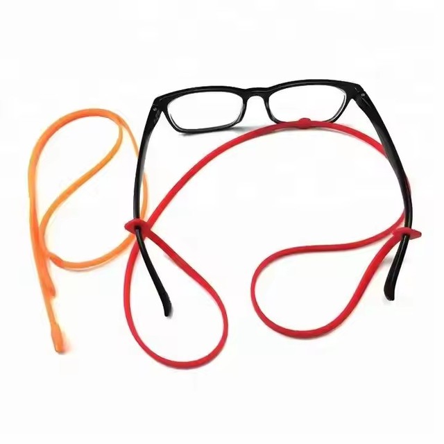 Silicone Eyeglasses and Sunglasses Rope Strap, Anti Slip Sport Eyewear Retainer Holder Strap
