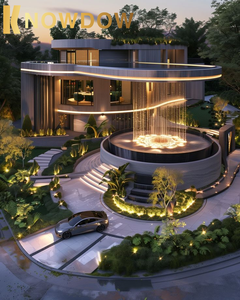 Knowdow biệt thự sang trọng toàn bộ ngôi nhà tùy chỉnh hiện đại Nhà một cửa Dịch vụ thiết kế nội thất cho căn hộ nhà hiện đại - Product Image 5