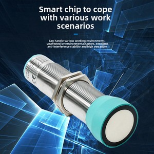 Sensore di Livello Liquido a Ultrasuoni Yexi <span class=keywords><strong>UB500</strong></span>, Interruttore di Prossimità Analogico, Rilevamento 0,5m, 4-20mA, Metallo - Product Image 4