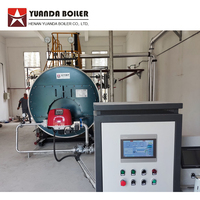 Caldera Industrial de Vapor de Tubo de Fuego Horizontal de 4 Toneladas y 150 psi, Nueva
