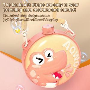 Grande demande OEM Mitrailleuse à bulles automatique d'extérieur Pistolet à bulles soufflante 12 trous Mitrailleuse Bazooka à bulles pour enfants - Product Image 6