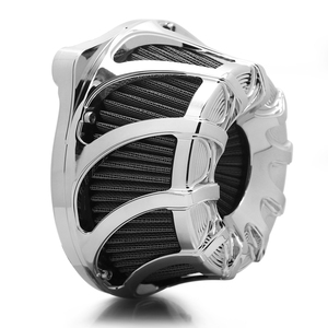 Chrome CNC Nhôm Trôi Cắt Không Khí Sạch Hơn Lượng Cho Harley Softail Deluxe Dyna Chất Béo Bob 08-15 Đường Vua Đường Phố Trượt 99-07 - Product Image 2