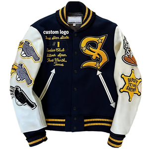 <strong>Racer</strong> Style Baseball <strong>Jacket</strong> Streamlined Design Motorcycle Inspired Varsity <strong>Jacket</strong> - Product Image 1