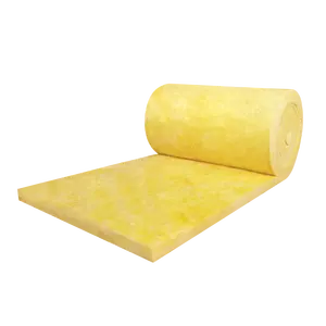 China Supplier High Temperature Fireproof Thermal Insulation Glass Wool Blanket Sandwich Panel Fiberglass Material For Roof