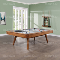 Table de billard à manger au design vintage du milieu du siècle Table de billard rustique professionnelle en ardoise finition naturelle à vendre