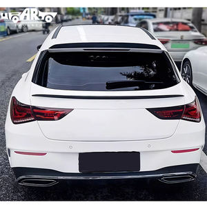 Piezas de coche HS, ala trasera media, aspecto de fibra de carbono ABS, alerón trasero para medio <span class=keywords><strong>Mercedes</strong></span> BenZ <span class=keywords><strong>CLA</strong></span> <span class=keywords><strong>Shooting</strong></span> <span class=keywords><strong>Brake</strong></span> X118 2019-2022 - Product Image 3