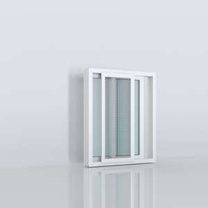 หน้าต่างบานเลื่อน Hoffen Pro uPVC ขนาด 120x110 สีขาว พร้อมมุ้งลวด กระจกบานเลื่อน กันเสียง กันน้ำ ป้องกันความร้อน ประเทศไทย - Product Image 4