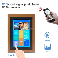 Cadre photo intelligent avec WiFi, Cloud, 10 pouces, envoi à distance, vidéos, Photos, Smartphone, bon marché,