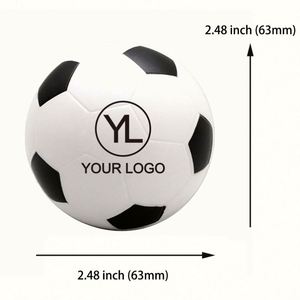 Custom LOGO Soft Squeezable Anxiety Relief Relaxation <b>Squeeze</b> Foam Party Favor Toy Mini Soccer Stress Reliever <b>Ball</b> - Product Image 2