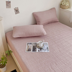 Tùy Chỉnh Bán Buôn Khách Sạn Hộ Gia Đình Khỏe Mạnh Ngủ Đồng Bằng Màu Sắc Một Bông Clip Không Thấm Nước Ấm Cúng Nệm Bảo Vệ Được Trang Bị Tấm - Product Image 3
