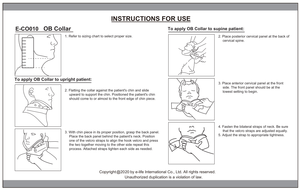 Equipo Médico de E-CO010 para niños, collarín de apoyo para el dolor de cuello, cuello cervical - Product Image 3