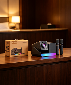 Smartberry HT36 Pro 1080P DLP <b>Projector</b> With Built-In Battery And <b>Speakers</b> For Home Theater Use - Product Image 1
