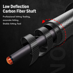 JFLOWERS Pool Cue, Ebony Plain Face, Figured Bubinga/Zebrawood/Padauk Butt Options, Carbon Fiber or Maple Shaft Professional - Product Image 6
