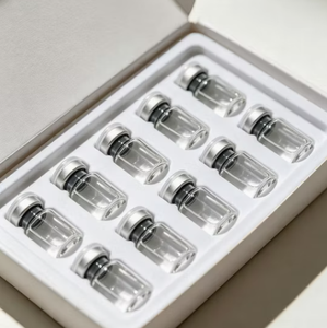 Flacons en verre à bouchon serti transparents, faible MOQ, stock en gros, 3ml 5ml 10ml, avec joints en caoutchouc et aluminium argenté, étiquette vierge personnalisable disponible - Product Image 5