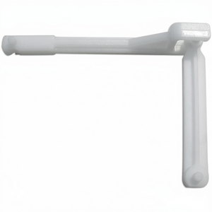 Palanca de válvula tipo Eco con mango de plástico blanco, herramienta para accesorios de plomería - Product Image 3