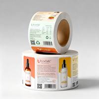 Etiquetas Adhesivas Personalizadas en Rollo con Logotipo 3D, Ecológicas, Resistentes al Agua y al Aceite, para Semillas de Frutas, Logística y Empaquetado de Alimentos