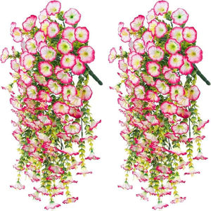 Fleurs artificielles de glycine Ruyin, roses et blanches, en soie, pour décoration florale de mariage, maison, extérieur, verdure suspendue - Product Image 1