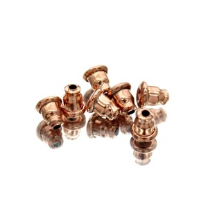 Bouchons d'oreilles en plastique en forme de balle de la marque Anno Jewelry, couleurs mélangées, pour la fabrication de boucles d'oreilles, 100 pièces - Product Image 4