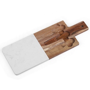 Nouveau Design <span class=keywords><strong>Maison</strong></span> Cuisine Planche À Découper En Bois et <span class=keywords><strong>Plateau</strong></span> <span class=keywords><strong>De</strong></span> <span class=keywords><strong>Fromage</strong></span> En Marbre Table - Product Image 4