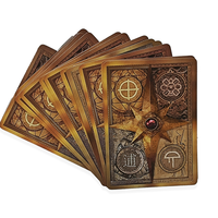 Cartes de jeu personnalisées de luxe BY avec estampage holographique et laminage mat pour jeux de cartes et jeux de société haut de gamme