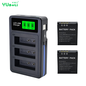 Chargeur USB-C LCD 3 canaux pour batterie <span class=keywords><strong>Ricoh</strong></span> DB-120 compatible avec les appareils photo numériques <span class=keywords><strong>Ricoh</strong></span> GR <span class=keywords><strong>III</strong></span> GR IIIx GR4 - Product Image 6