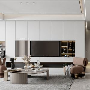 SANTOPOVA Console New Wooden Room <b>Wall</b> Unit Design Furniture Living Room Modern <b>Tv</b> Cabinet - Product Image 4