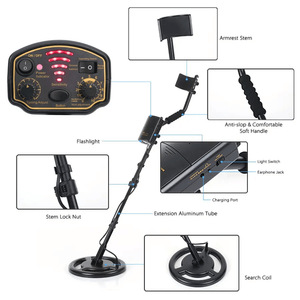 Détecteur souterrain portable étanche AR944M pour la recherche de trésors en plein air, or, argent, dollars, cuivre - Product Image 5