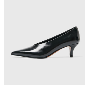 <span class=keywords><strong>Scarpe</strong></span> Classiche da Donna con <span class=keywords><strong>Tacco</strong></span> <span class=keywords><strong>Basso</strong></span>, Punta Affusolata, in Pelle di Cavallo, Rosse per Matrimonio - Product Image 4
